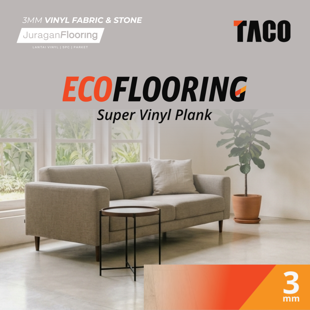Eco Flooring Stone & Fabric by TACO 3mm