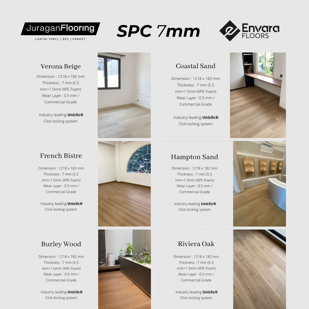 Envara Floors Siganature Collection SPC 7mm