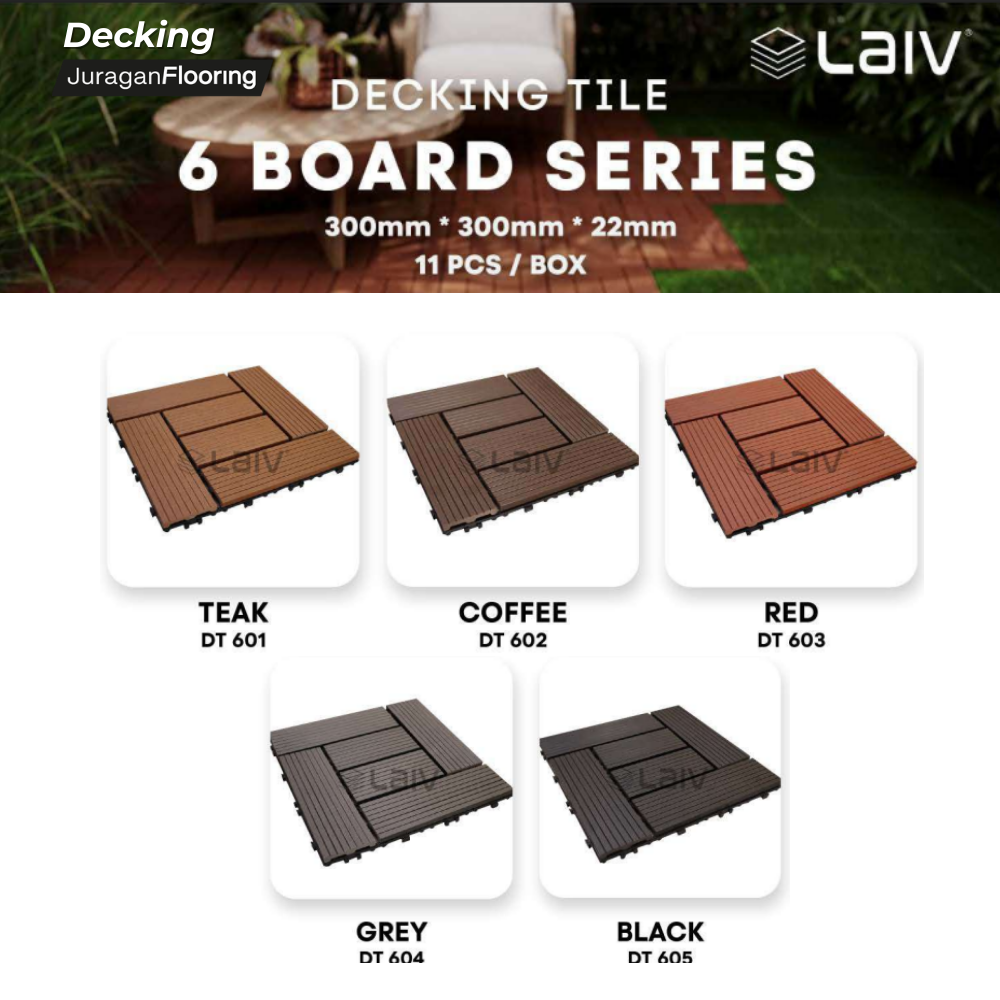 LAIV DECKING TILE SIX BOARDS